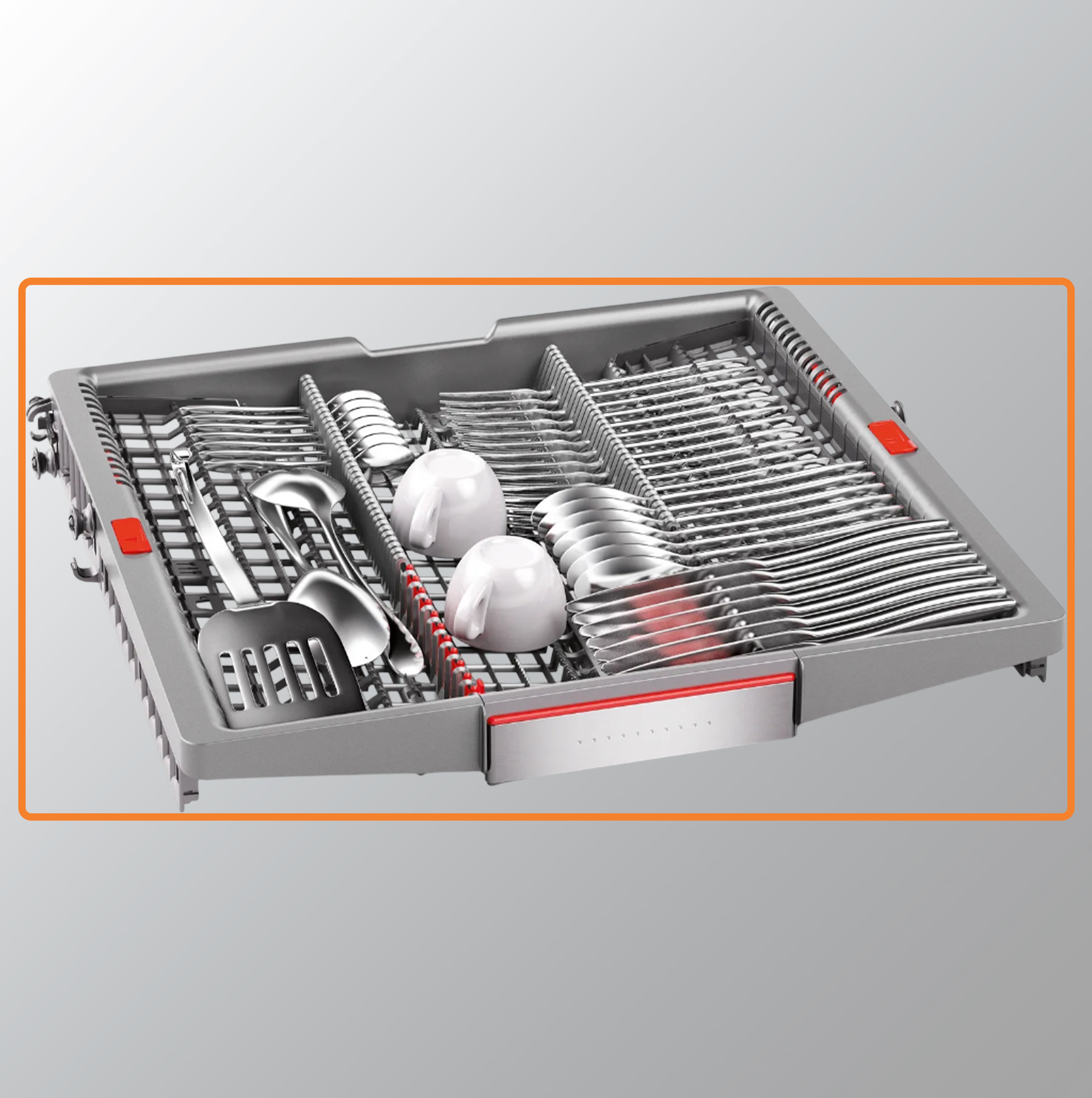 Bosch SMD6ZCX50E Series 6 fully-integrated dishwasher 60 cm