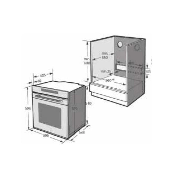Hafele DIAMOND 77 MWO 77Ltrs Oven: Spacious and Stylish Cooking Appliance