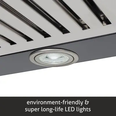 க்ளென் எலக்ட்ரிக் கிச்சன் சிம்னி டச் சென்சார் 60 செ.மீ 6056 SX TS 1000 m3/h - கருப்பு