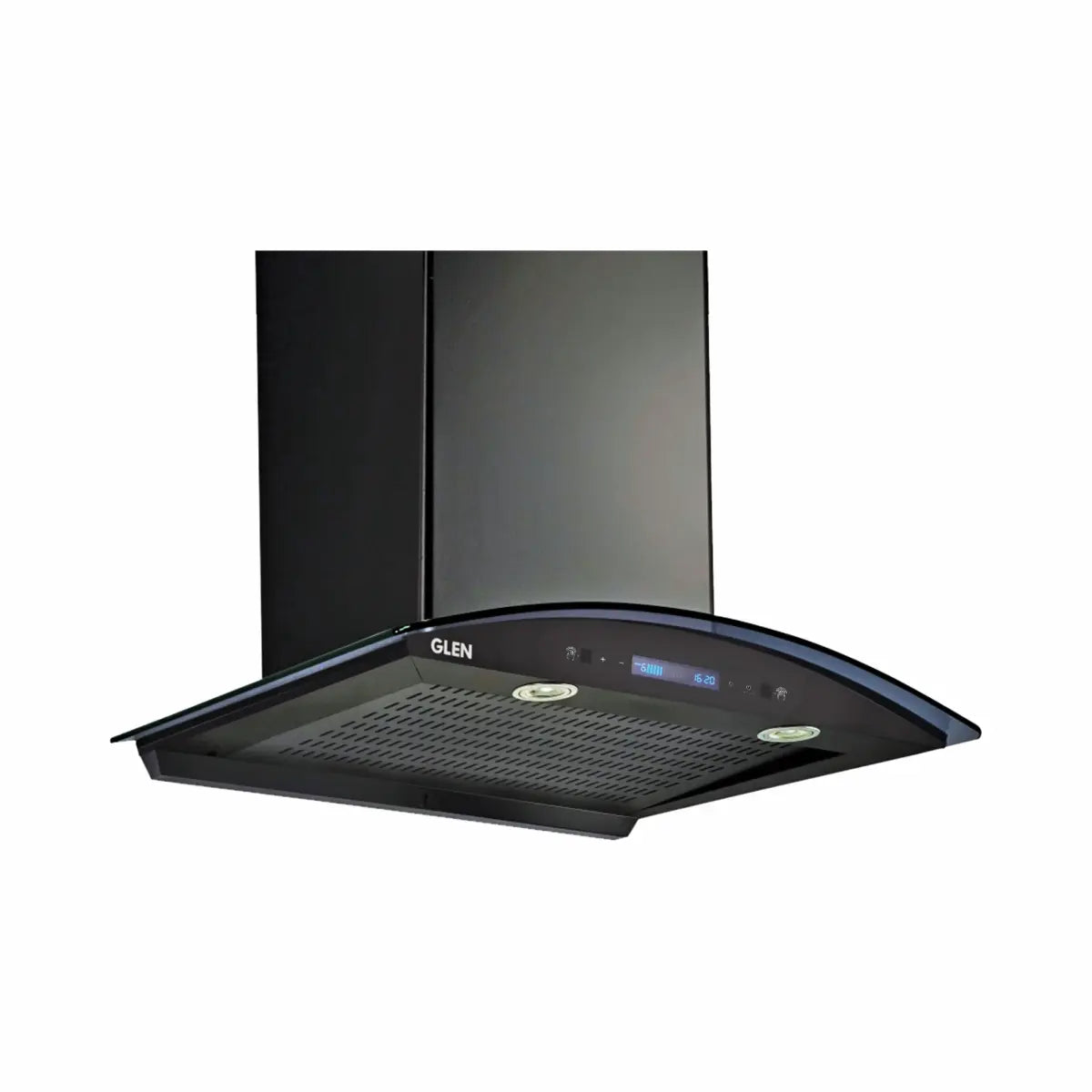 க்ளென் கிச்சன் சிம்னி 6061 பிளாக் ஆட்டோ கிளீன் ஃபில்டர் லெஸ் வித் மோஷன் சென்சார் 1200 m3h (BLDC மோட்டார்) - 76 செ.மீ.