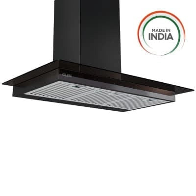 Glen Kitchen Chimney Touch sensor 6062 Suction 1250 - 90 cm, Black
