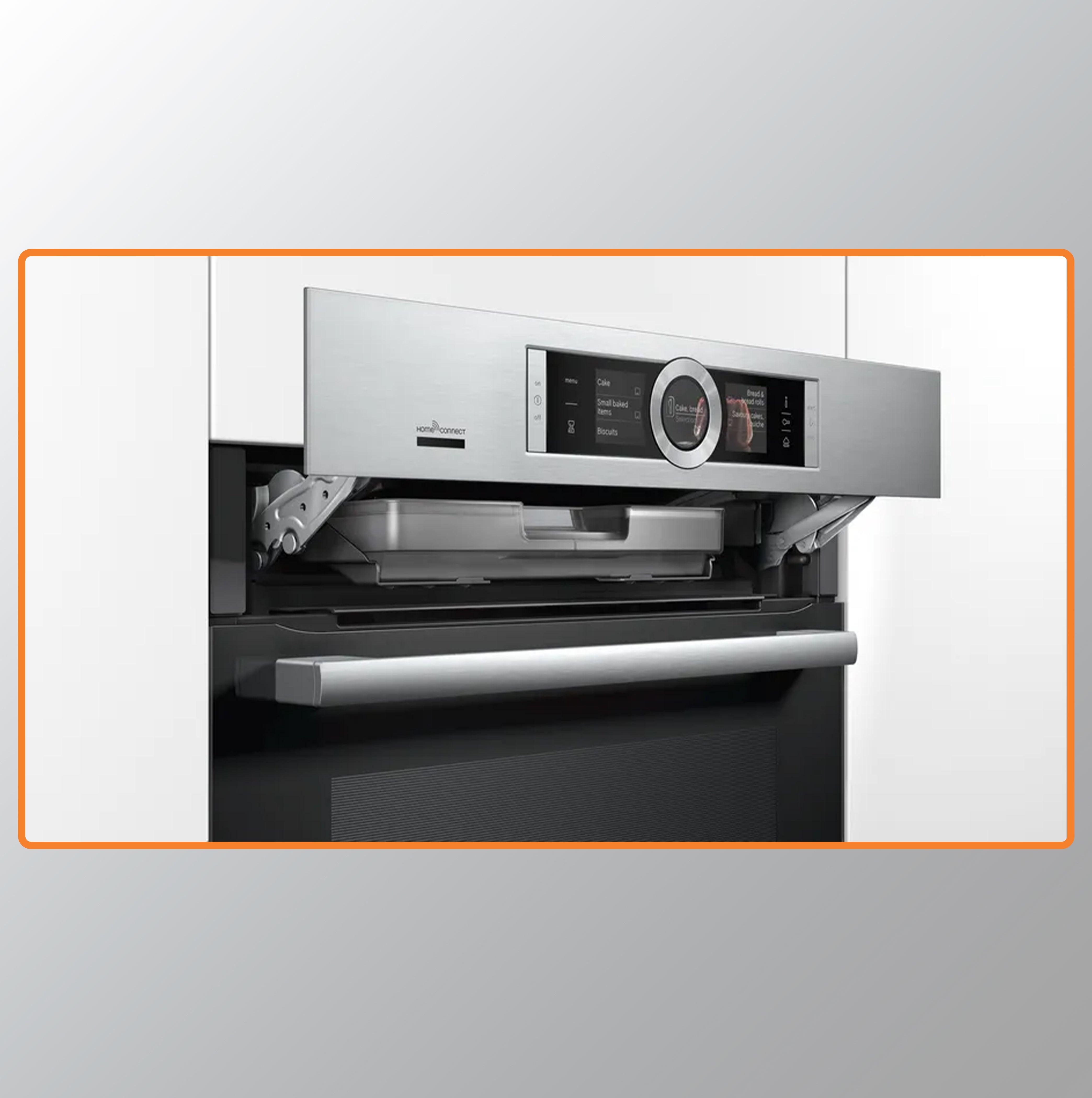 Bosch HRG6769S6 Series 8 Built-in oven with added steam function 60 x 60 cm Stainless steel