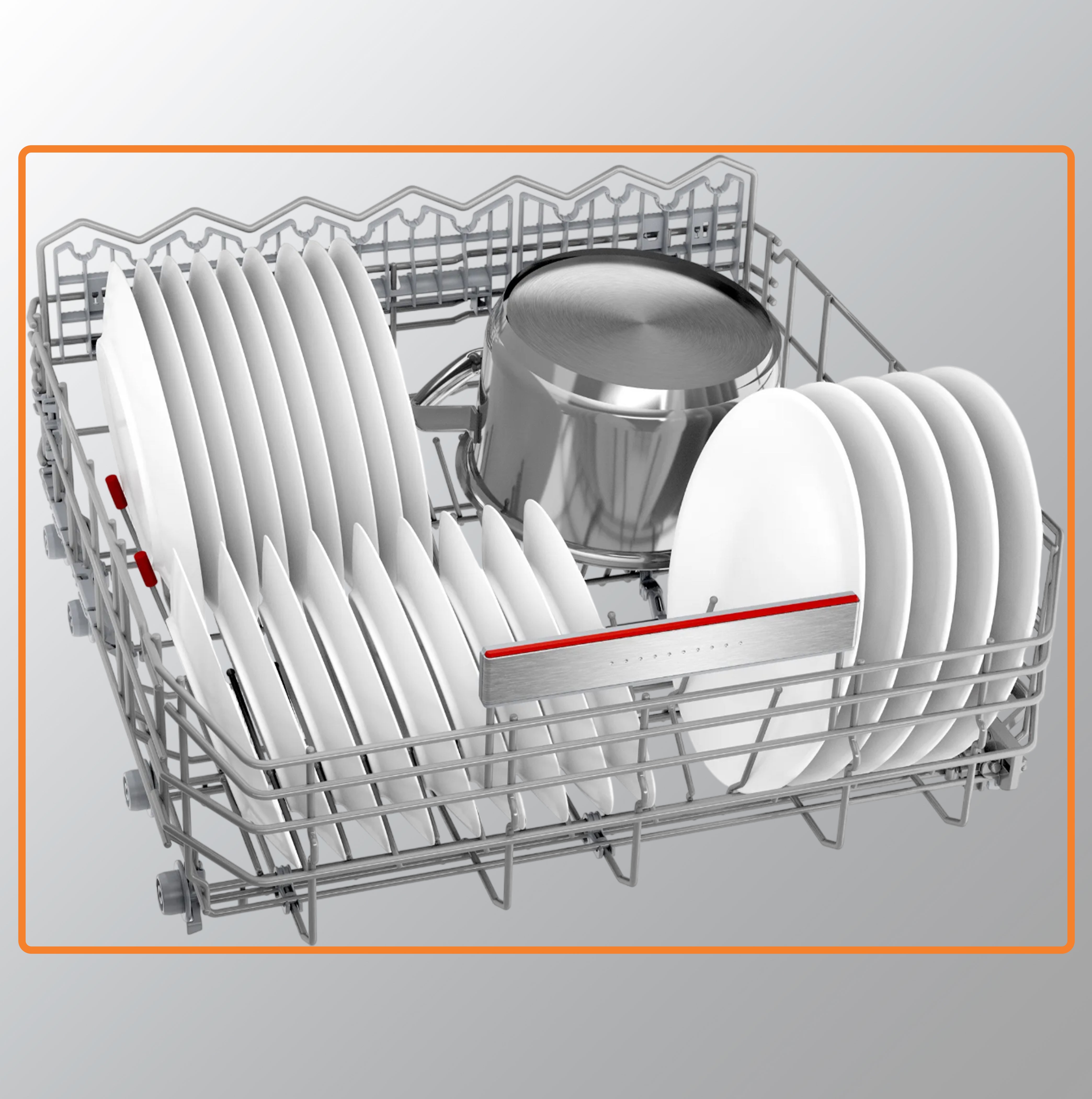 Bosch SMD6ZCX50E Series 6 fully-integrated dishwasher 60 cm