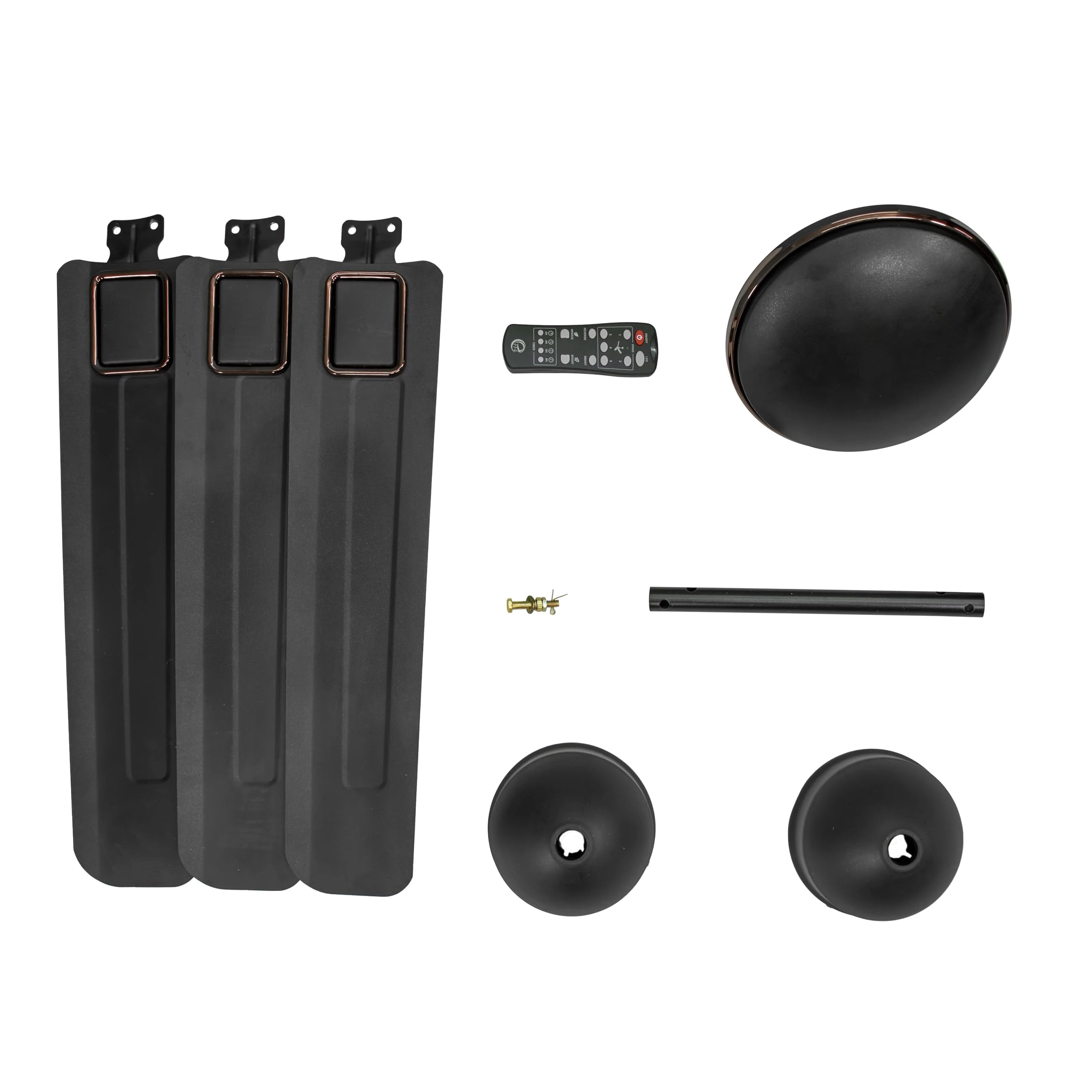 eFF4 Sino1200 mm 3 Blade 5 Star power Saving Ceiling fan with BLDC Motor | Remote control | Decorative Fan with Lights | High Air Flow (Brown - Aster, Pack of 1)