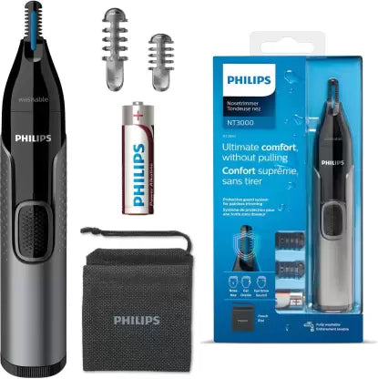 PHILIPS NT3650/16 Trimmer 120 min Runtime 2 Length Settings  (Black)