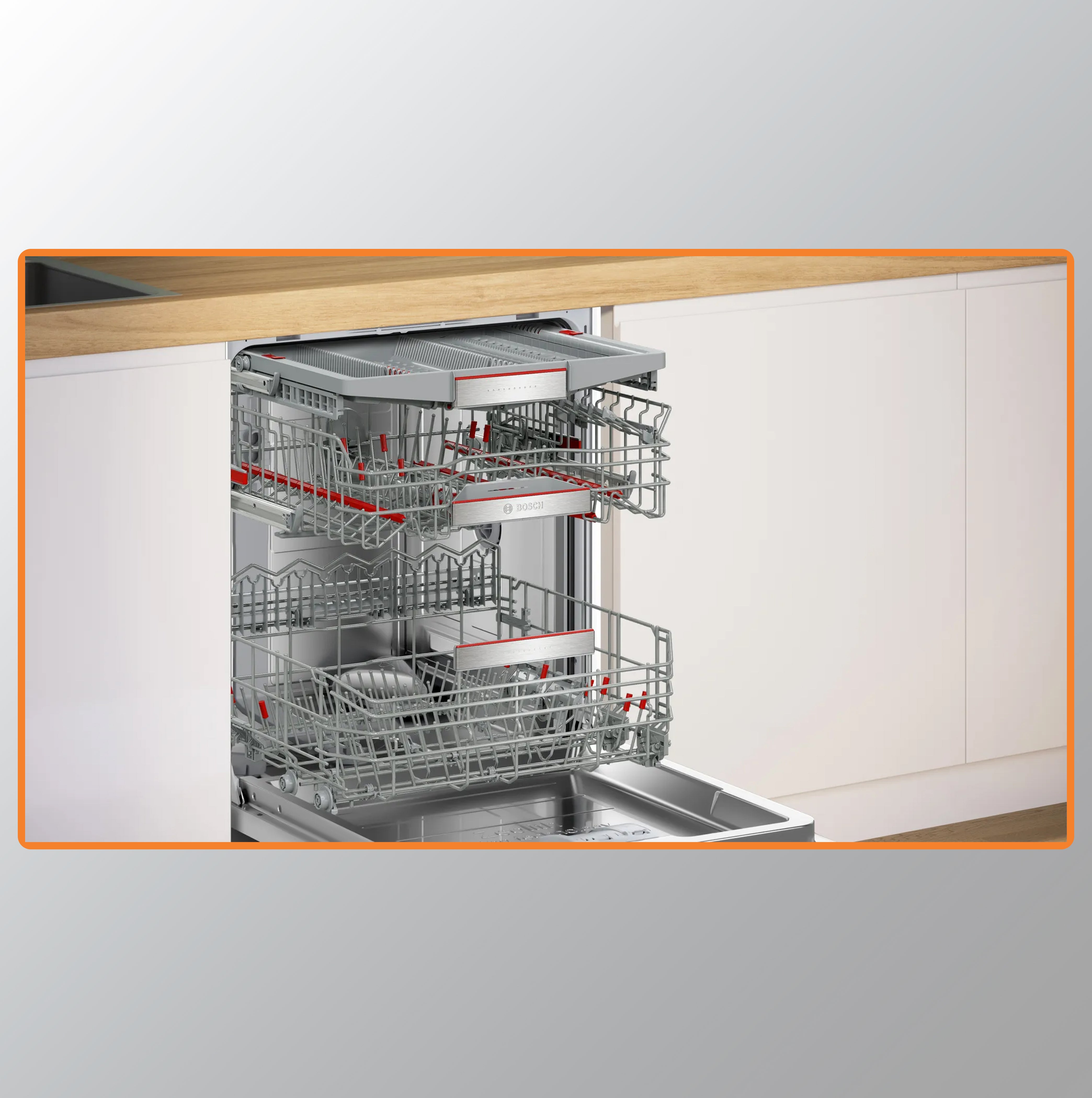 Bosch SMD6ZCX50E Series 6 fully-integrated dishwasher 60 cm