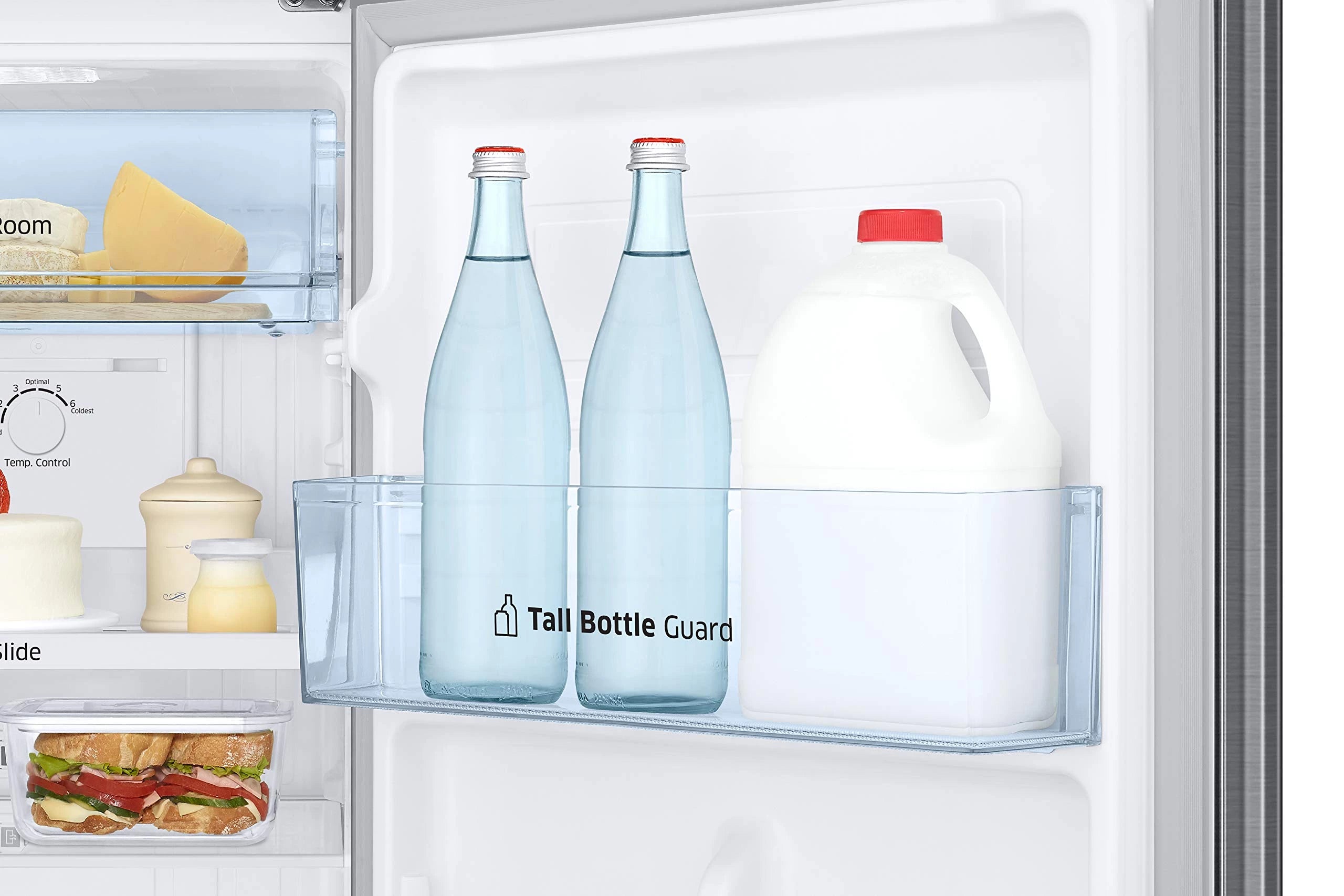 Samsung 236L 2 Star Inverter Frost-Free Double Door Refrigerator Appliance (RT28C3052S8/HL,Elegant Inox)