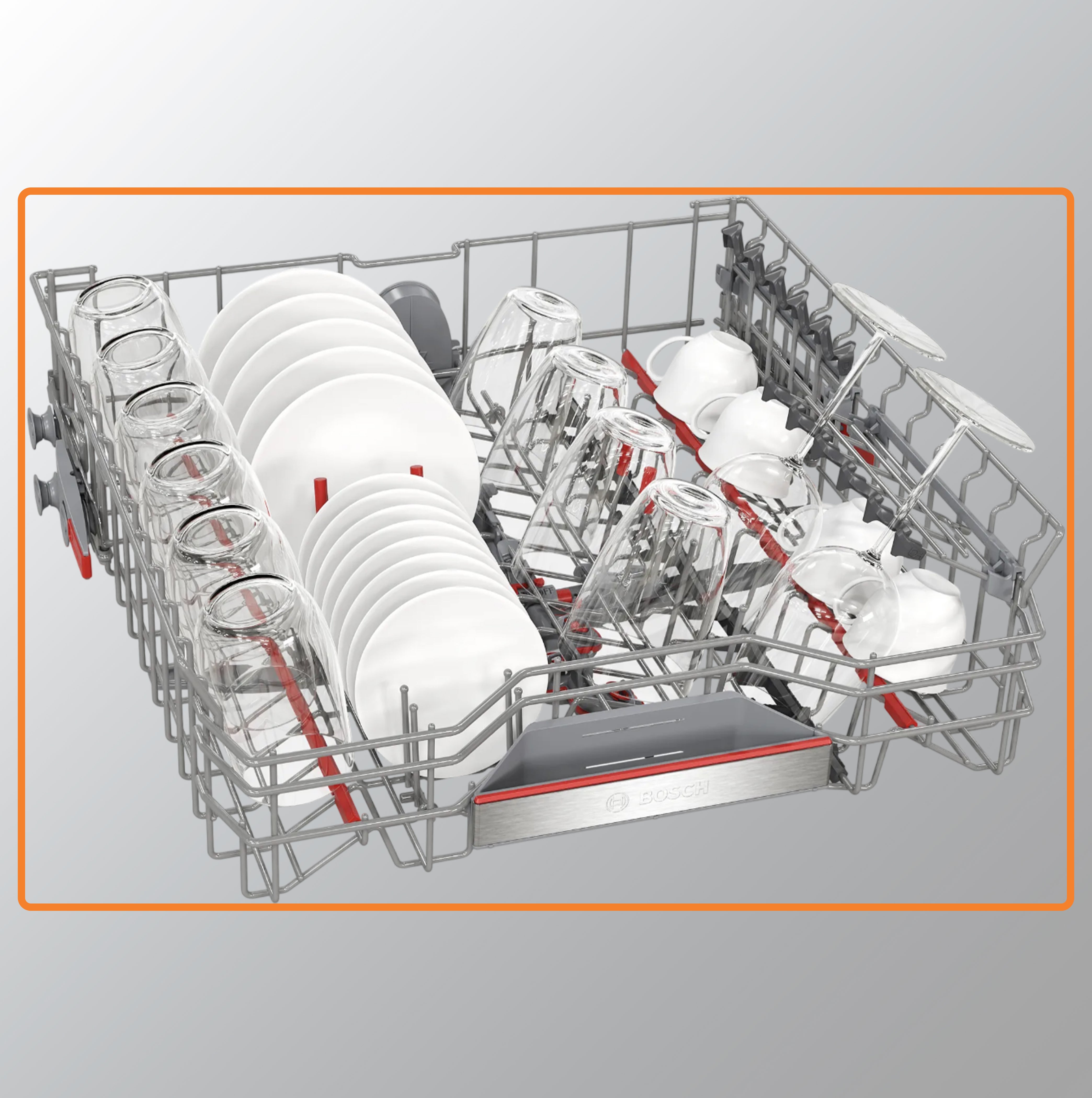 Bosch SMD6ZCX50E Series 6 fully-integrated dishwasher 60 cm