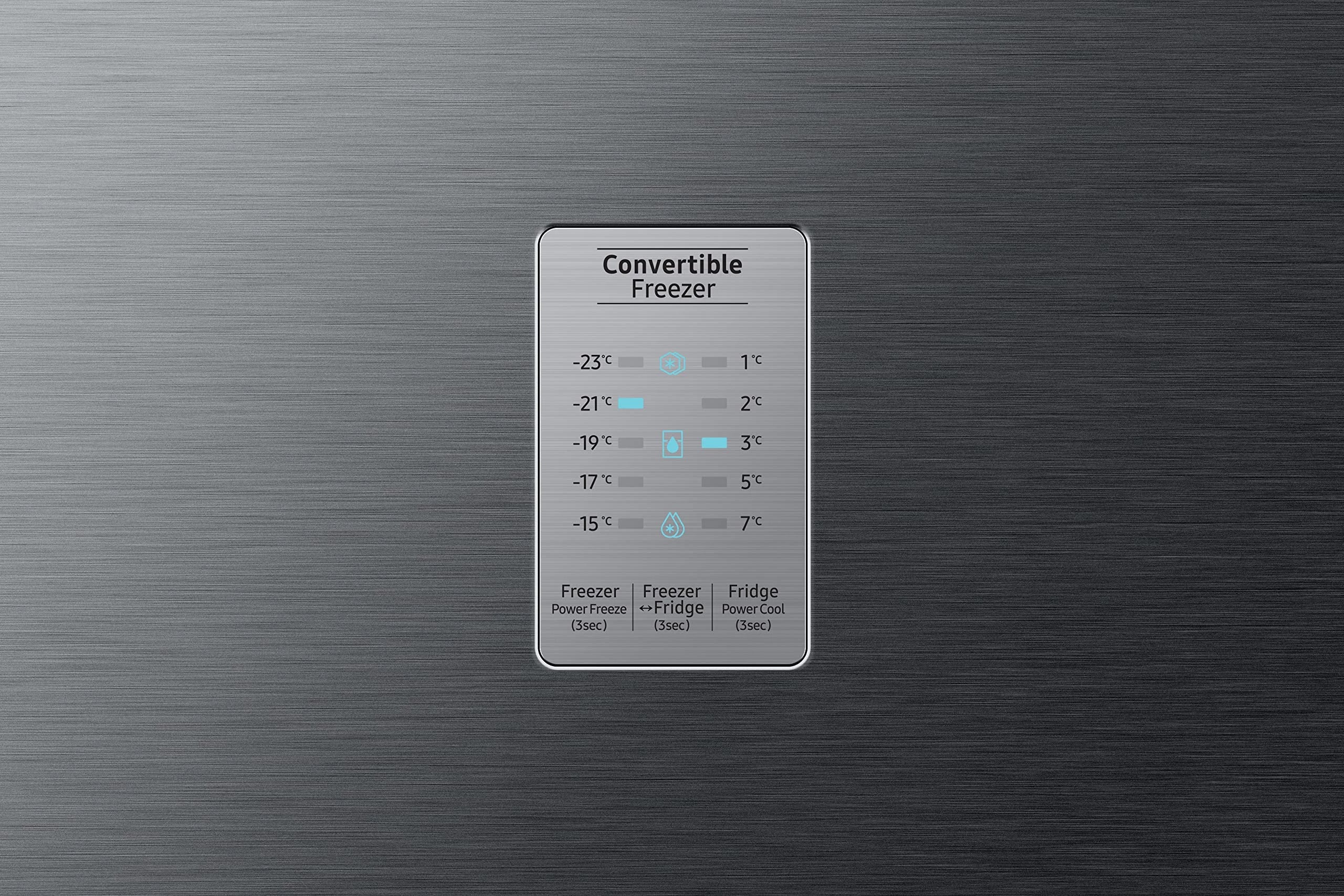 Samsung 256L 2 Star Inverter Frost-Free Convertible 3 In 1 Double Door Refrigerator Appliance (RT30C3732BX/HL,Luxe Brown)