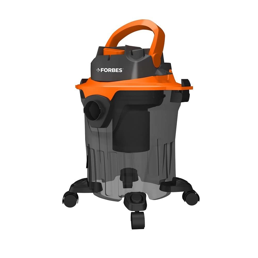 Eureka Forbes Wet & Dry Zeal Vacuum Cleaner, Black & Orange