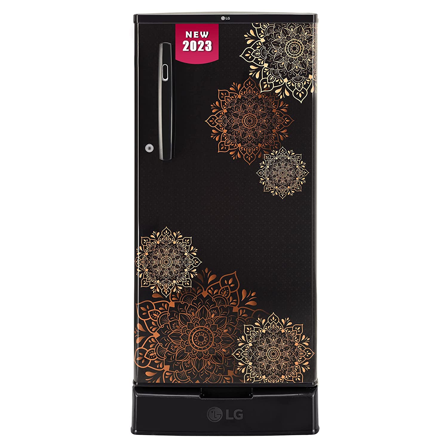 LG  Single-Door Refrigerator GL-D199OERY 185L-Ebony Regal
