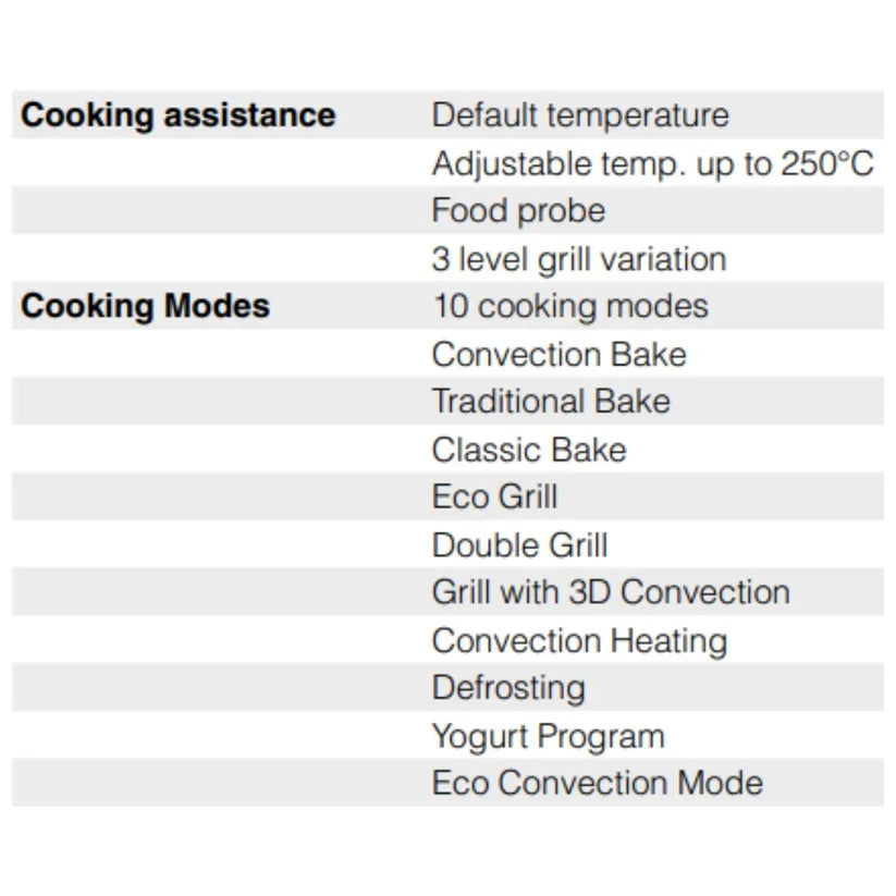 Hafele DIAMOND ORB 77 BIO 77l Built-In Oven: Sleek and Stylish Cooking Perfection