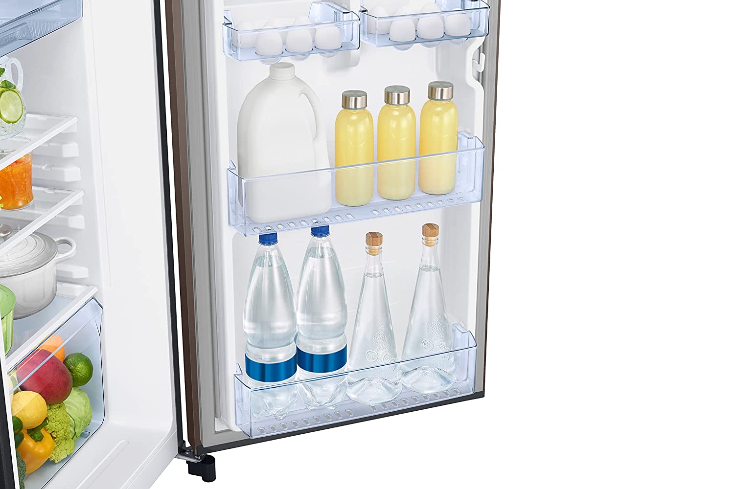 सैमसंग 189 L 5 स्टार डिजी-टच कूल, डिजिटल इन्वर्टर डायरेक्ट कूल सिंगल डोर रेफ्रिजरेटर (RR21C2E25HS/HL, हाइड्रेंजिया ब्लू)