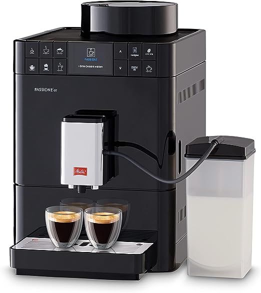 Melitta PASSIONE OT Fully Automatic Espresso Coffee Machine One Touch Function,Black F53/1-103