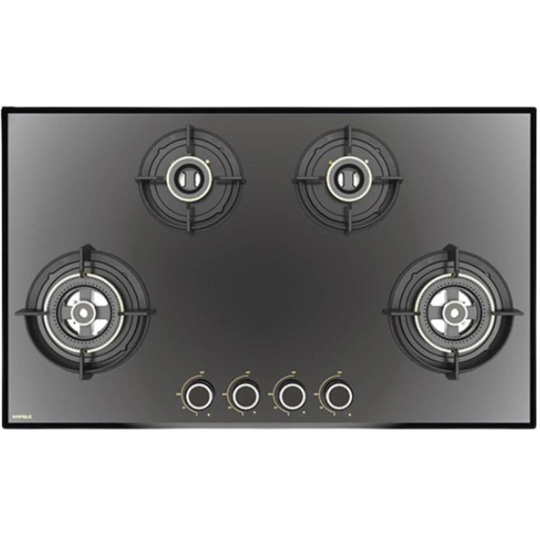 Hafele ALTIUS FS 490 86cm Built-In Fully Sealed 4 Brass Burner