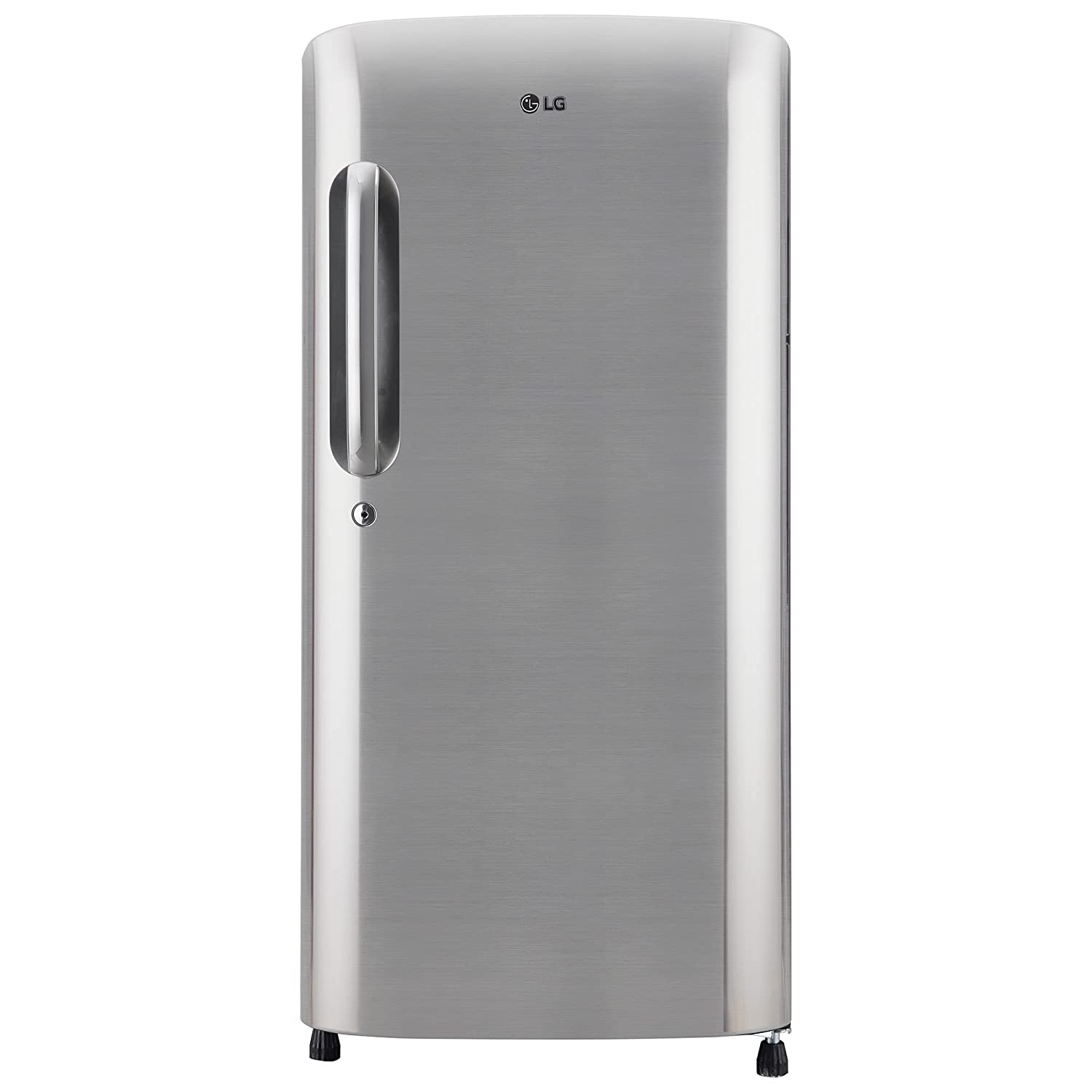LG 185l Direct Cool Single Door Refrigerator Shiny Steel