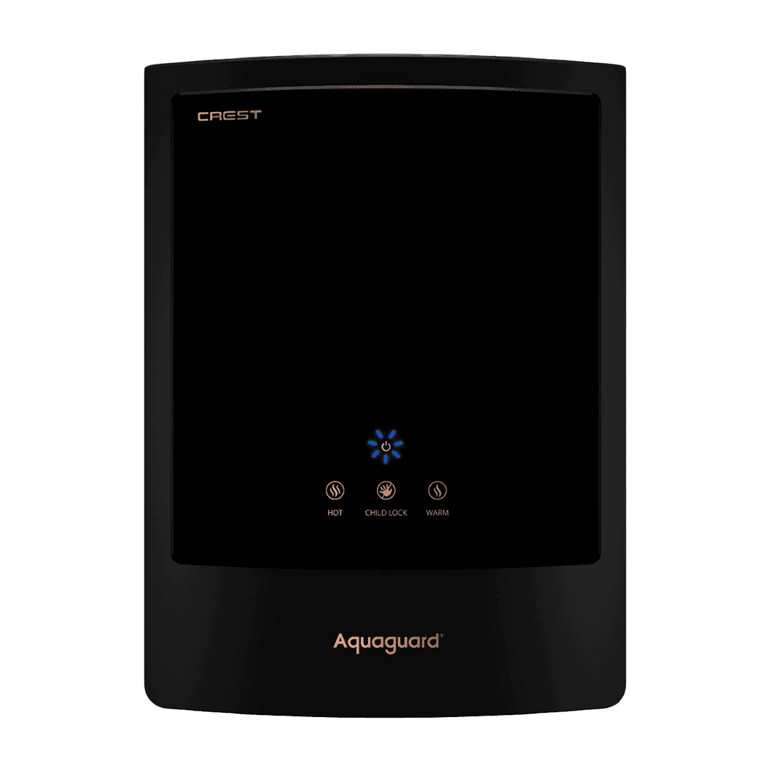Aquaguard CREST UV+Hot Water Purifier Black