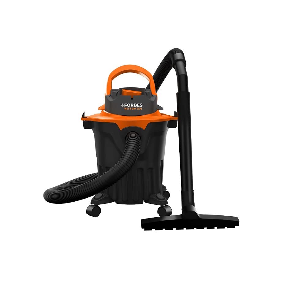Eureka Forbes Wet & Dry Zeal Vacuum Cleaner, Black & Orange
