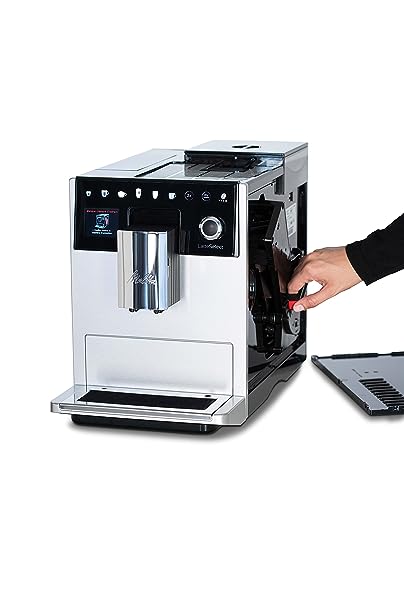 Melitta CI Touch Latte Select Fully Automatic Coffee Machine with Grinder, Silver F63/0-201