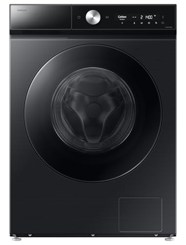 Samsung 12 kg, AI Control, Super Speed, Wi-Fi, Hygiene Steam with Inbuilt Heater, Digital Inverter, Fully-Automatic Front Load Washer Dryer (WD12DB8B85GBTL, Black)