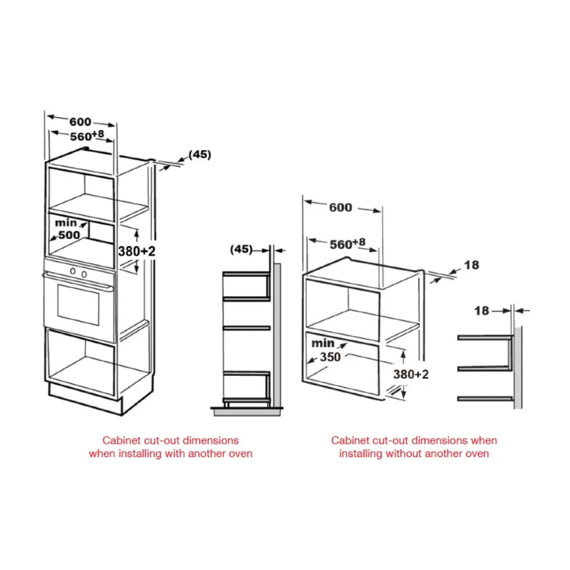 Hafele ENZO Built-In Microwave: 28L Capacity for Efficient Cooking
