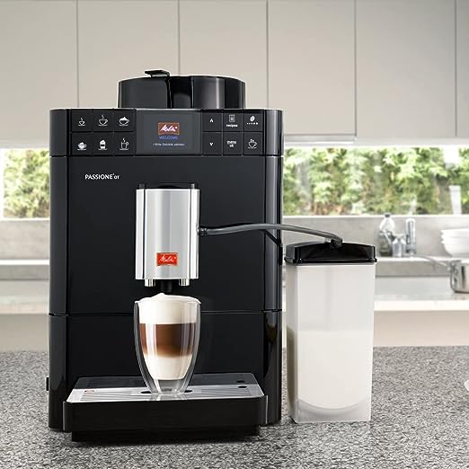 Melitta PASSIONE OT Fully Automatic Espresso Coffee Machine One Touch Function,Black F53/1-103