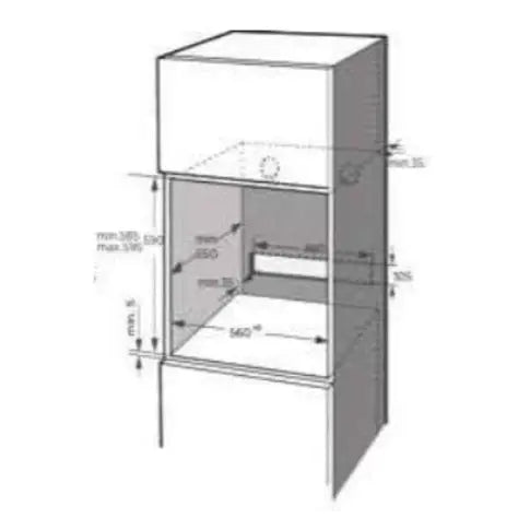 Hafele DIAMOND 77 BIO Built-In Oven 77L Capacity