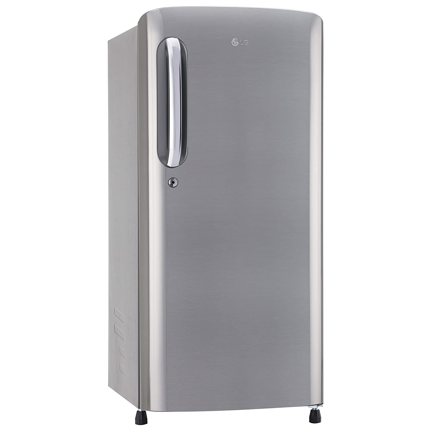 LG 185l Direct Cool Single Door Refrigerator Shiny Steel