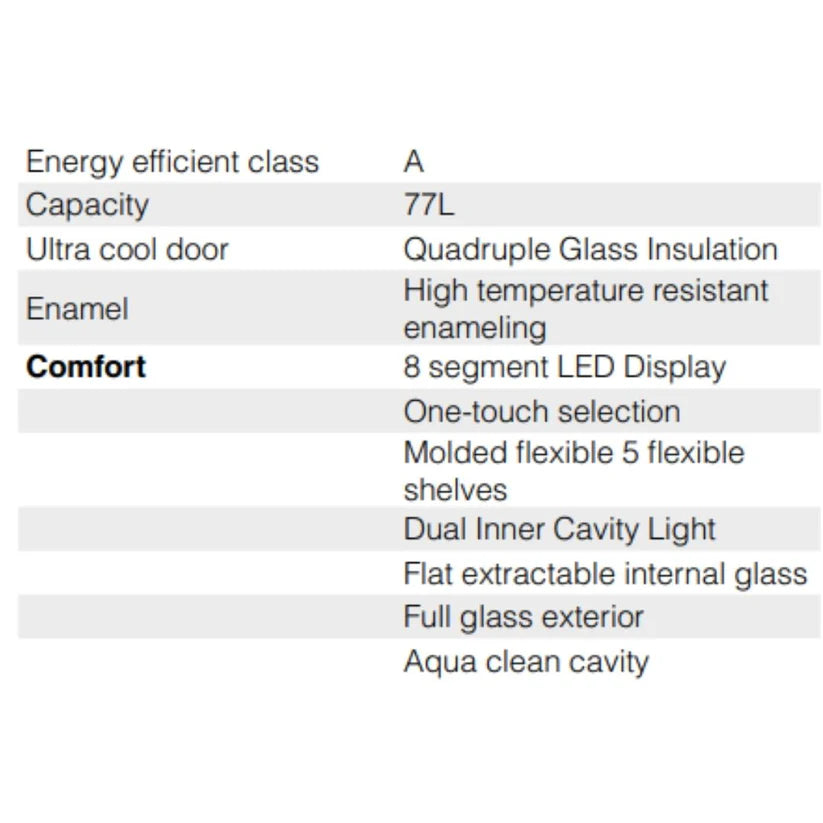 Hafele DIAMOND ORB 77 BIO 77l Built-In Oven: Sleek and Stylish Cooking Perfection