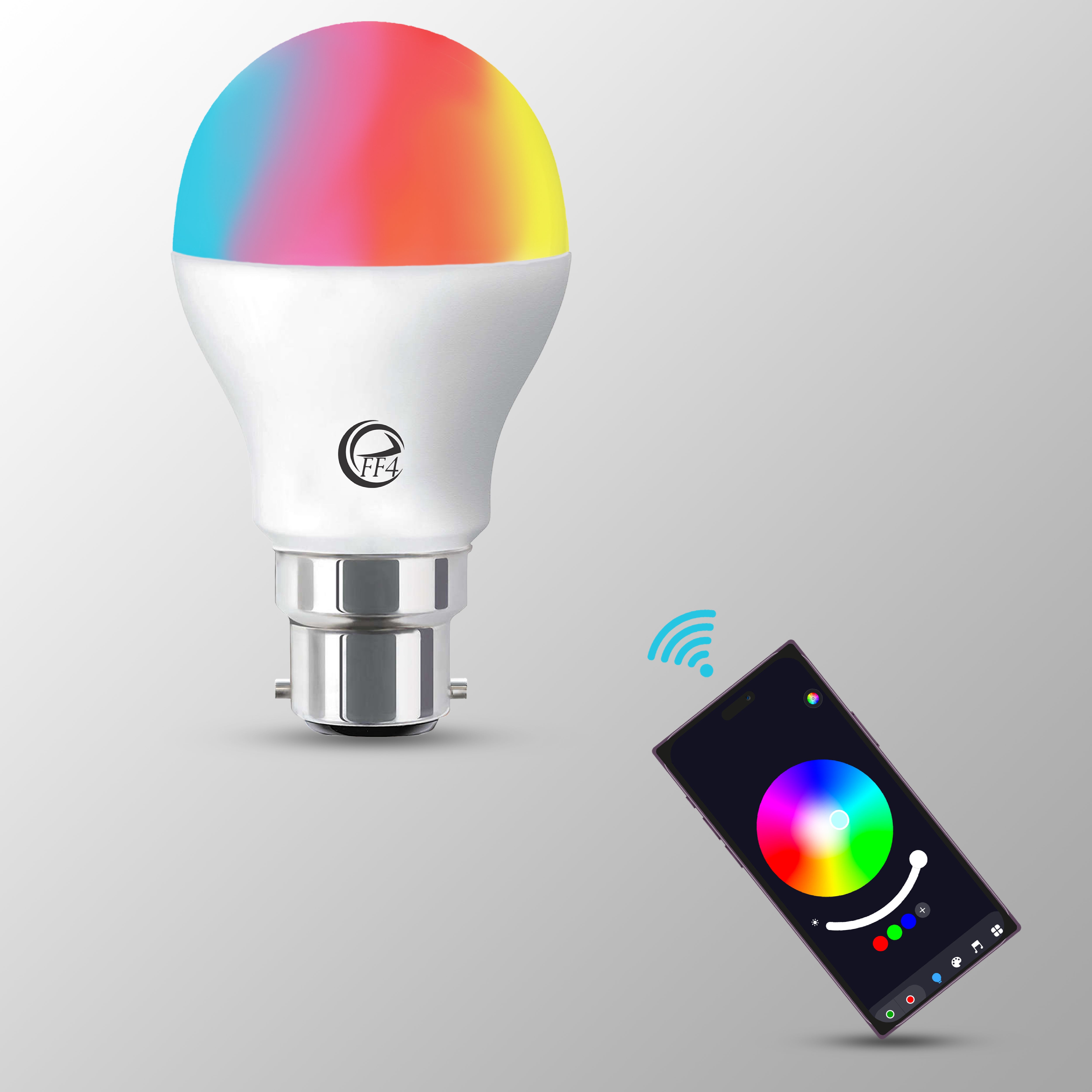 eFF4 Smart Bulb: App-Controlled with Endless Color Options for Customized Vibes