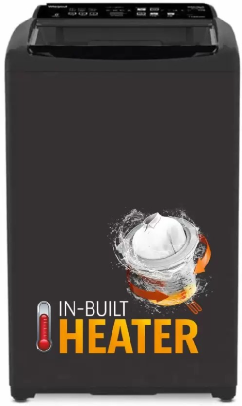 வேர்ல்பூல் 6.5 கிலோ மேஜிக் கிளீன் 5 ஸ்டார் முழு தானியங்கி டாப் லோட் வாஷிங் மெஷின் உள்ளமைக்கப்பட்ட ஹீட்டர் கிரே (மேஜிக் கிளீன் ப்ரோ 6.5 (எச்) கிரே 5YMW) உடன்