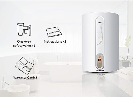Haier (ES15V-EC-ED) Electric Storage 15 Litre Vertical  (White