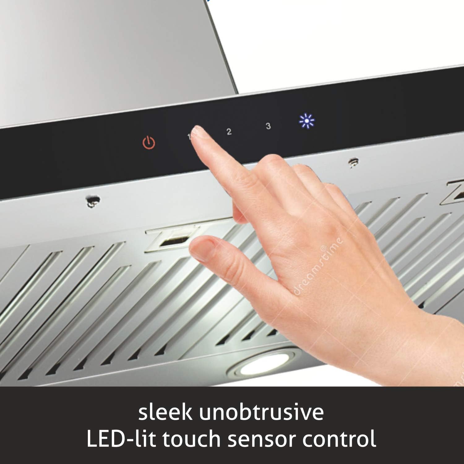 Glen 60 cm 1000 m3/h 6056 SX TS Glass Gas Cooktop Como both 4 Burner 1043 GT Brass Black