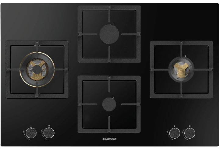 Blaupunkt 5GH75BB490 4B Brass Burner: High Voltage Cooking Power (220-240V)