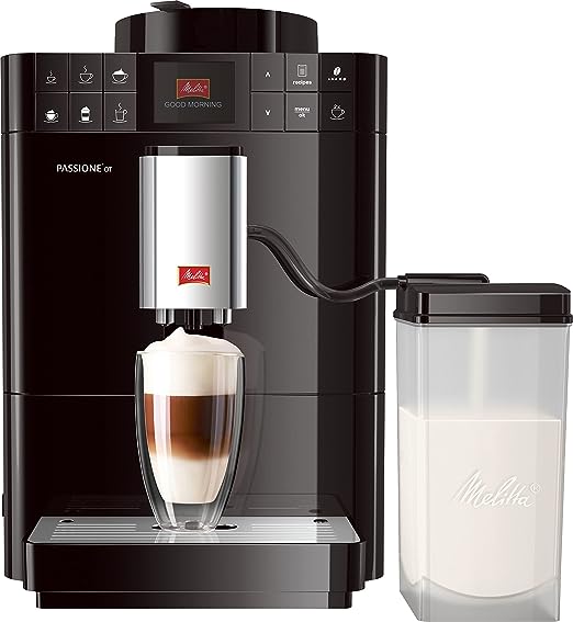 Melitta PASSIONE OT Fully Automatic Espresso Coffee Machine One Touch Function,Black F53/1-103