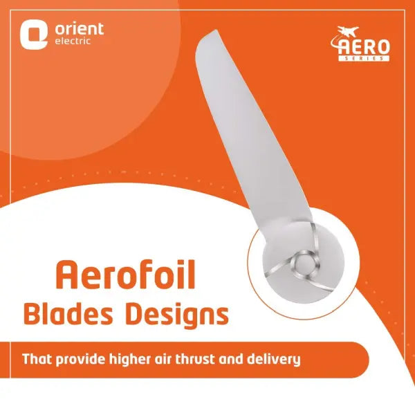 Orient Electric Aero Cool 1360mm Ceiling Fan (White)