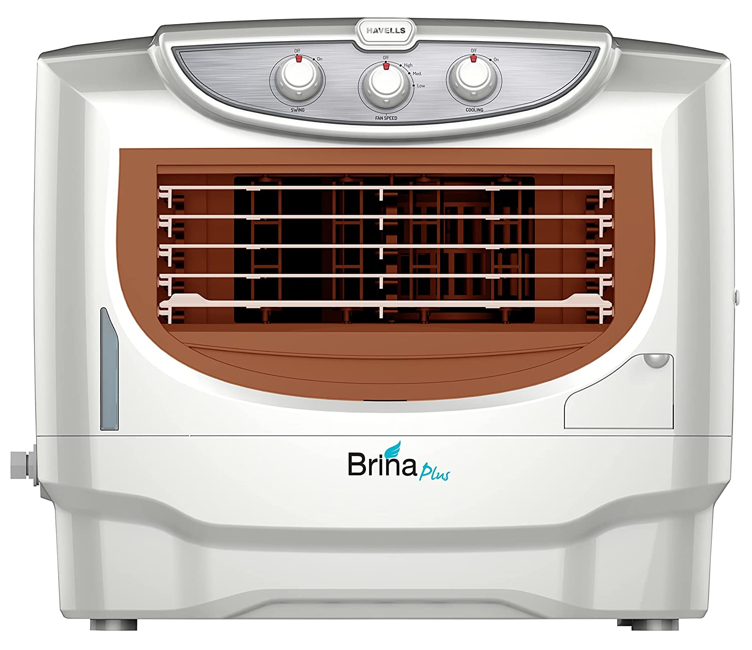 Havells Brina Plus 50 Litres Window Air Cooler White, Brown