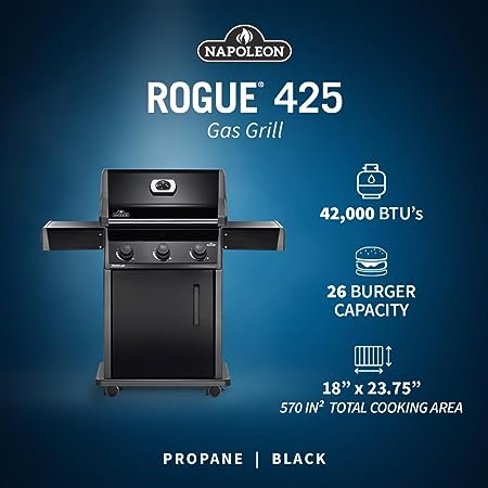 Napoleon ROGUE 425 BLACK LPG R425PK-1-RC (GRILL)