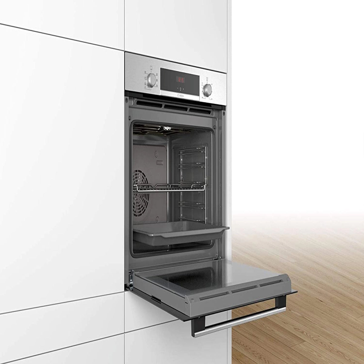 Bosch 60cm Built-in Single Oven Stainless Steel HBN534BS0Z