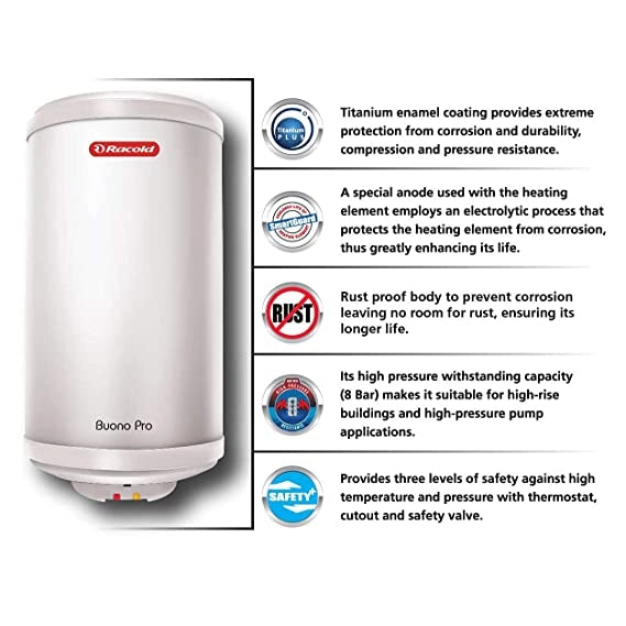 Racold Buono Pro 15 L Electric Storage Geyser