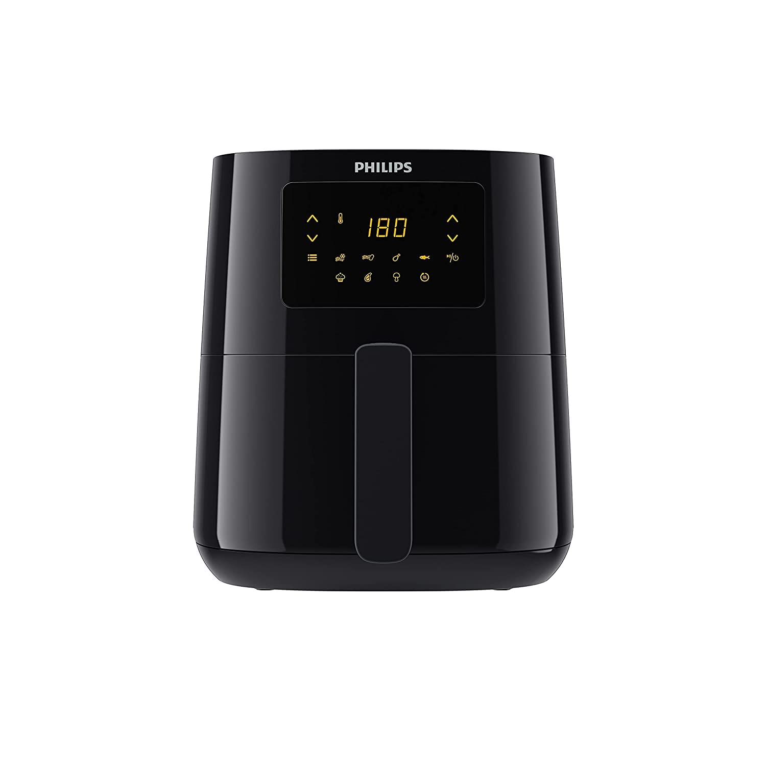 Philips Essential Air Fryer Hd9252/70 With Rapid Air Technology, Uses Up To 90% Less Fat, 7 Presets Touch Screen , Black