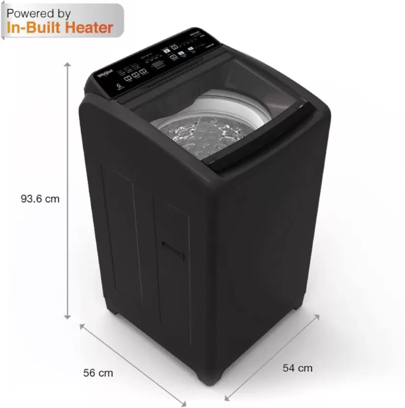 Whirlpool 6.5 kg Magic Clean 5 Star Fully Automatic Top Load Washing Machine with In-built Heater Grey (MAGIC CLEAN PRO 6.5 (H) GREY 5YMW)