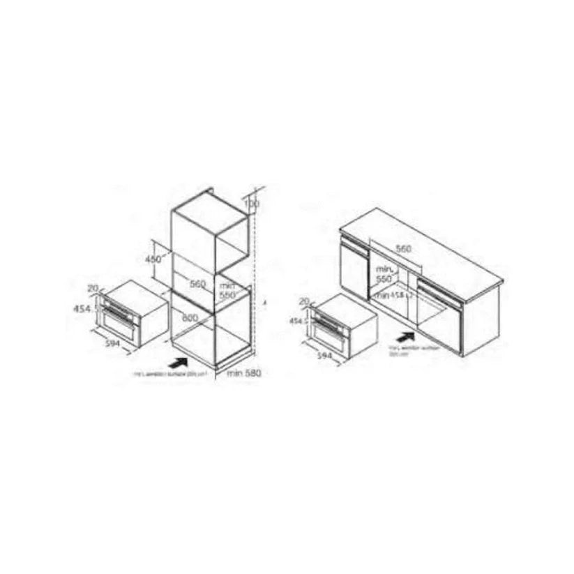 Hafele DIAMOND 50 MWO  Built-In Combo: 50L Capacity, MWO, 50Ltrs