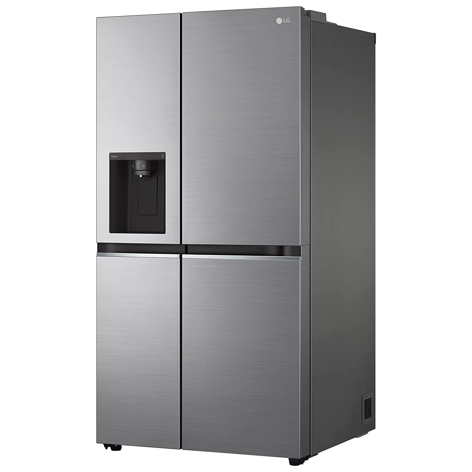 LG 674 L Frost Free Inverter ThinQ (Wi-Fi) Side-by-Side Refrigerator (GC-L257SL4L, Platinum Silver III)