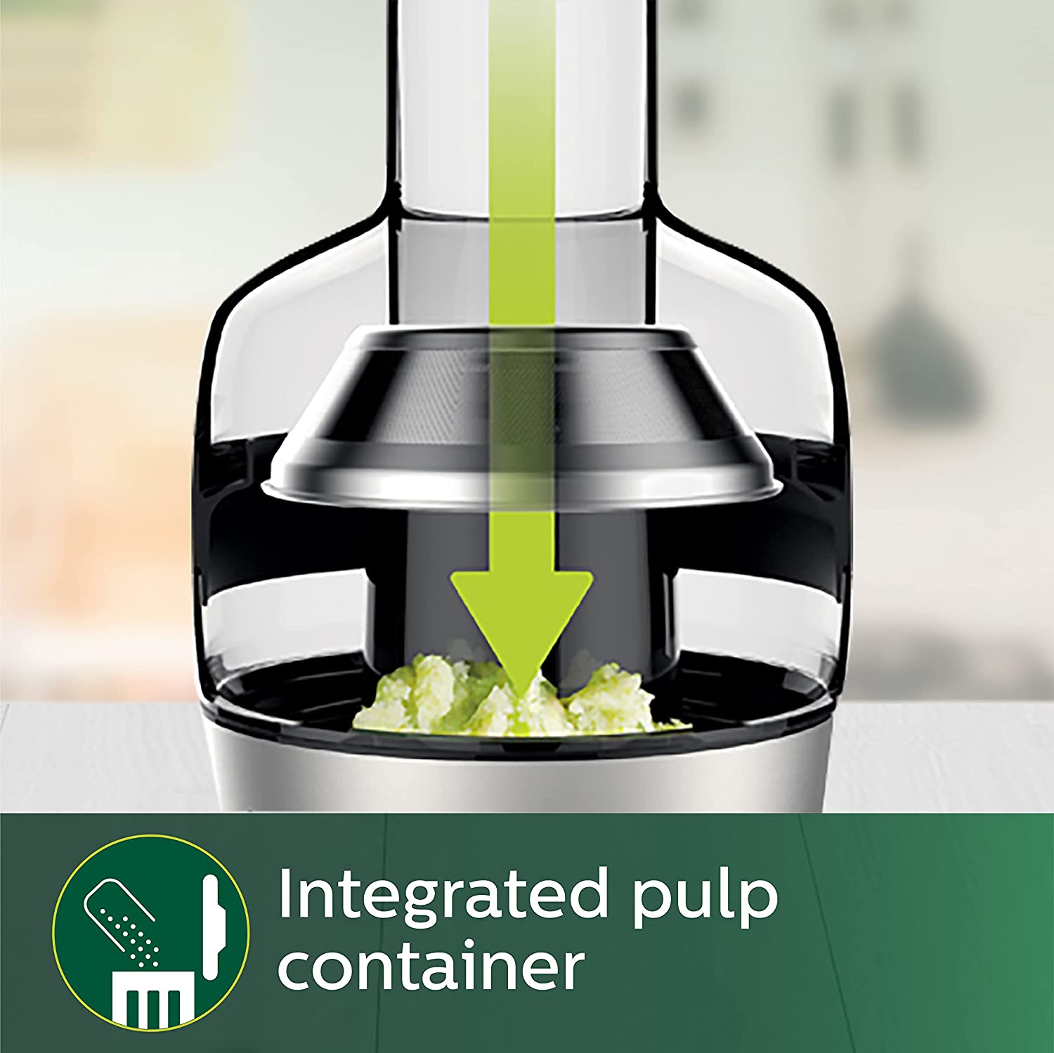 Philips Viva Collection HR1863/20 2-Litre Juicer (Black/Silver)