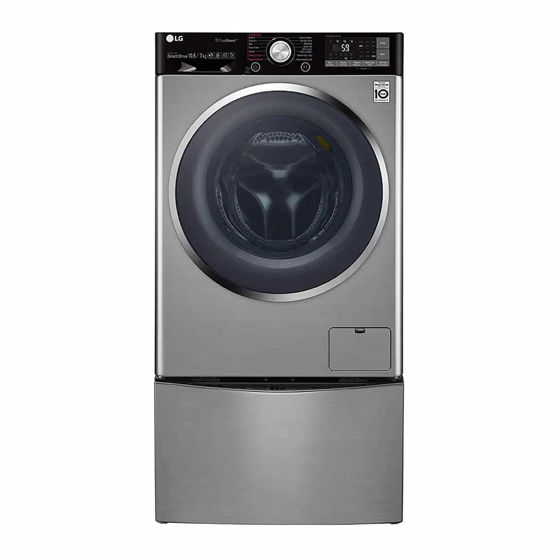 LG 10.5 Kg /7 Kg Washer Dryer with 2 Kg Top Loading Washing Machine (Twin Wash, TW2405THV(F4J9JHP2TD_F8K5XNK4), STS-VCM)
