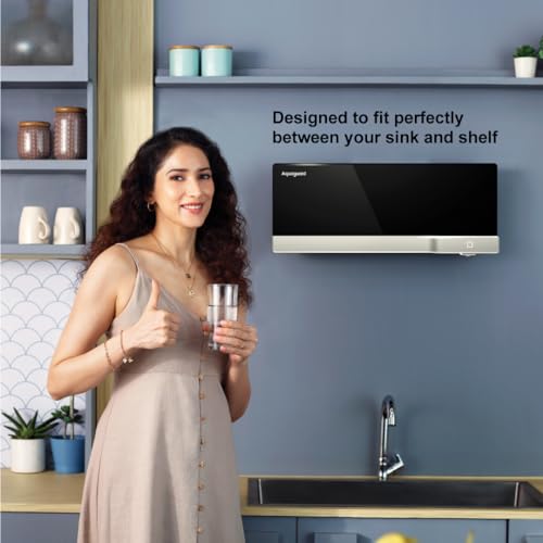 Aquaguard Slim Glass UV Bar Inline Water Purifier | Instant | Water Quality Indication | Active Copper Tech | Suitable for Municipal Water, Not Suitable for Borewell/Tanker Water