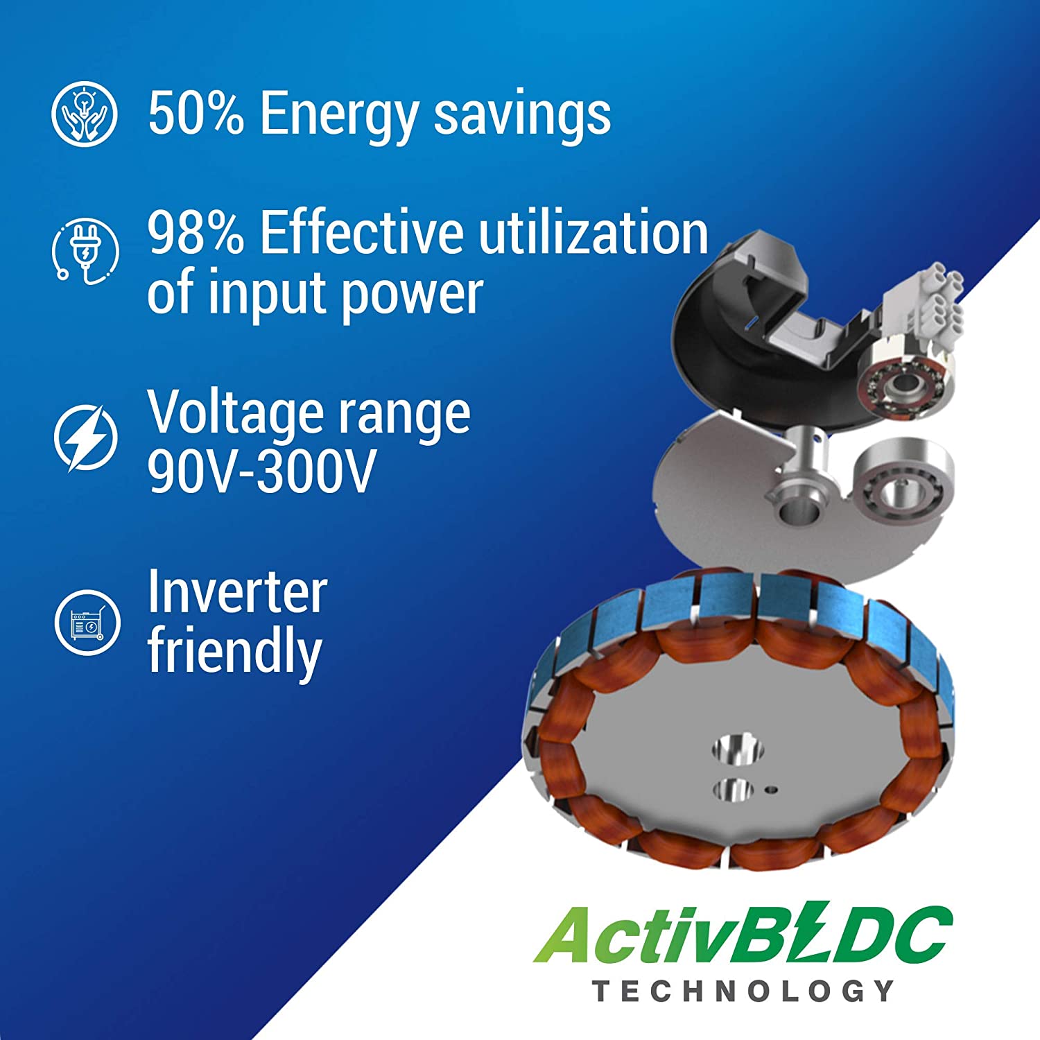 Crompton Silent Pro Enso 1225 mm BLDC Fan Charcoal Grey