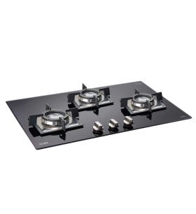 Glen 3 Burner With Double Ring Flame GL 1079 SQ DB