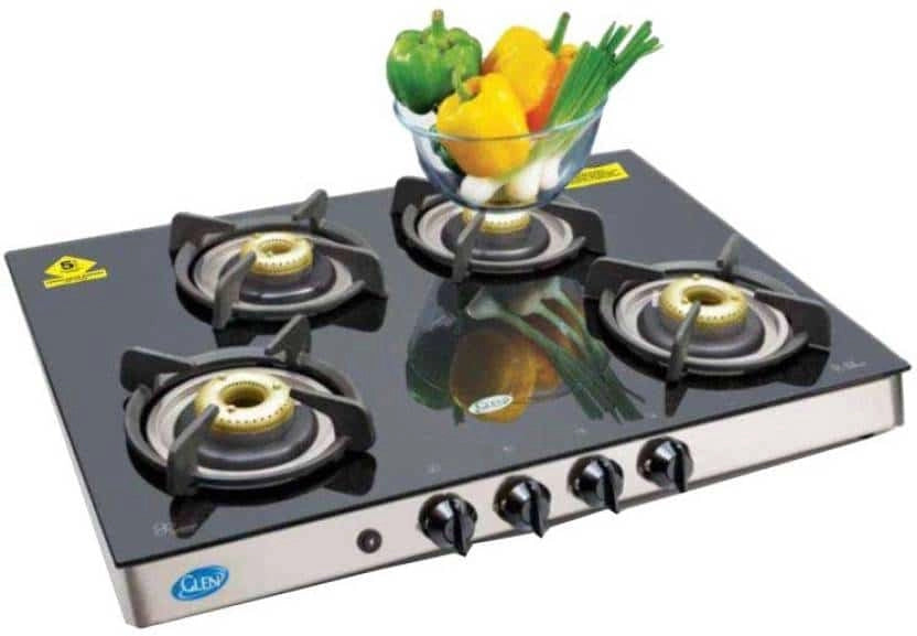 Glen GL 1048 GT Forged BB 4 Burner Gas Stove Auto Ignition
